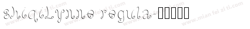 shiqiLynne regula字体转换